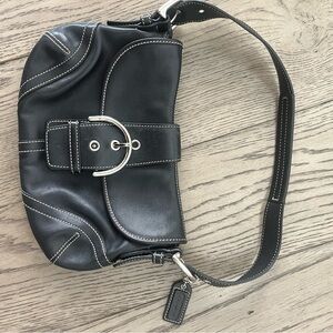 Coach purse leather